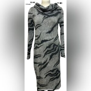 White House Black Market Zebra Dress